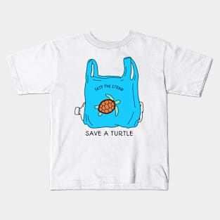 Save The Turtles Save The Ocean Kids T-Shirt